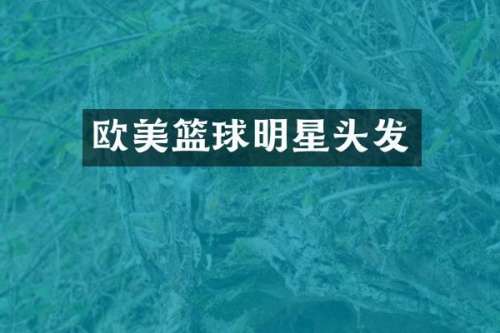 欧美篮球明星头发