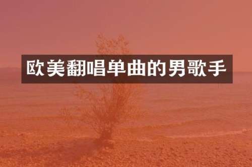 欧美翻唱单曲的男歌手