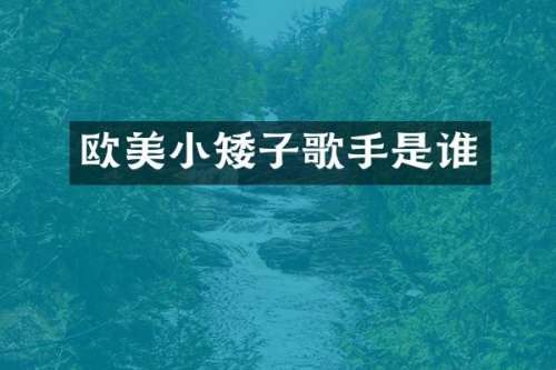 欧美小矮子歌手是谁