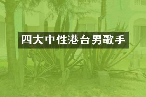 四大中性港台男歌手