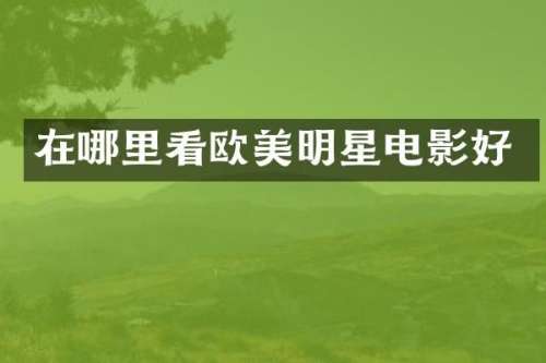 在哪里看欧美明星电影好