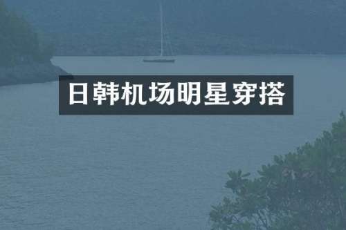 日韩机场明星穿搭