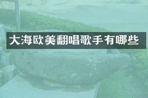 大海欧美翻唱歌手有哪些