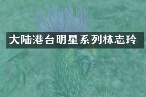 大陆港台明星系列林志玲