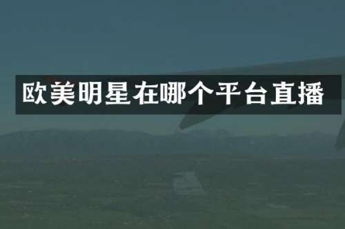 欧美明星在哪个平台直播