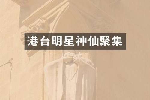 港台明星神仙聚集