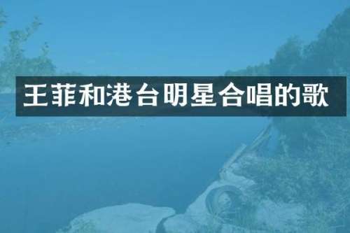 王菲和港台明星合唱的歌