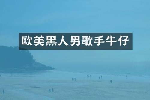 欧美黑人男歌手牛仔