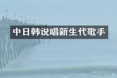 中日韩说唱新生代歌手