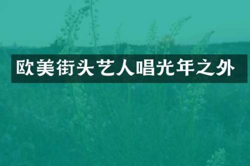 欧美街头艺人唱光年之外