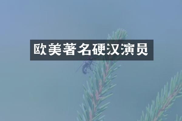 欧美著名硬汉演员
