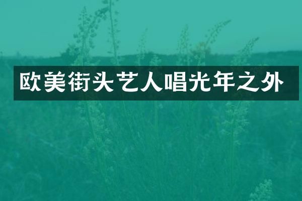 欧美街头艺人唱光年之外