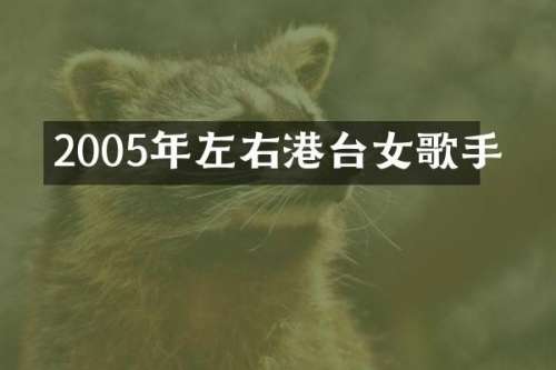 2005年左右港台女歌手