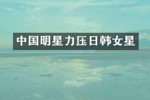 中国明星力压日韩女星