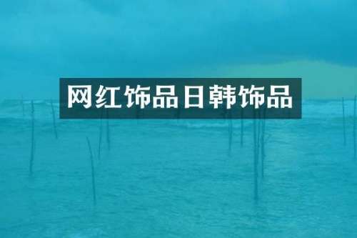 网红饰品日韩饰品