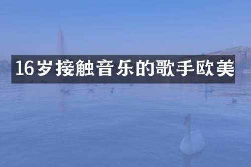 16岁接触音乐的歌手欧美