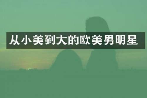 从小美到大的欧美男明星