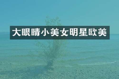 大眼睛小明星欧美