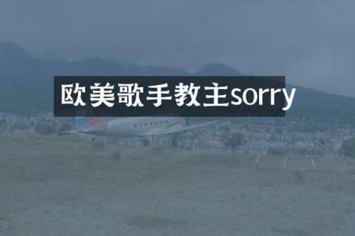 欧美歌手教主sorry