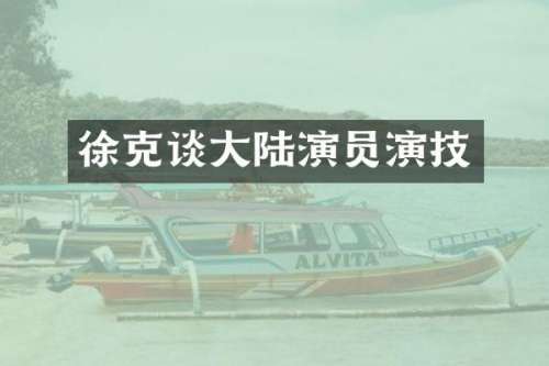 徐克谈大陆演员演技