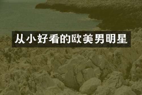 从小好看的欧美男明星