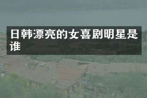 日韩漂亮的女喜剧明星是谁