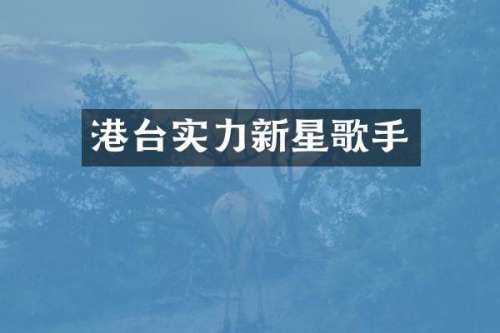 港台实力新星歌手
