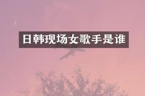 日韩现场女歌手是谁