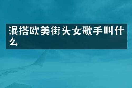 混搭欧美街头女歌手叫什么