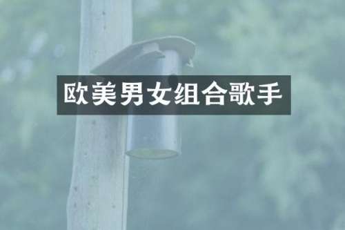欧美男女组合歌手