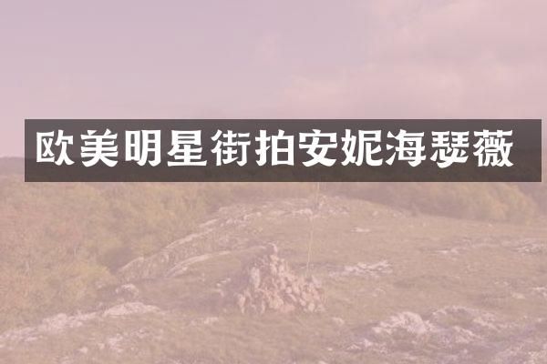 欧美明星街拍安妮海瑟薇