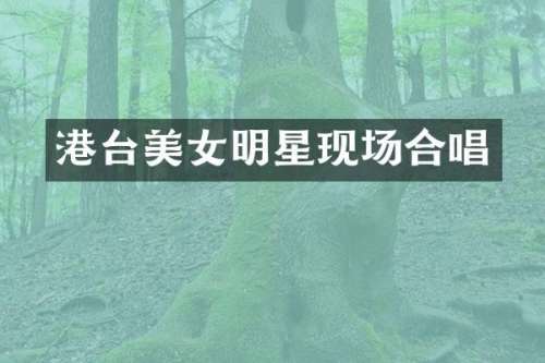 港台明星现场合唱