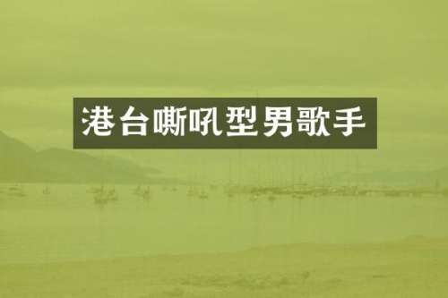 港台嘶吼型男歌手
