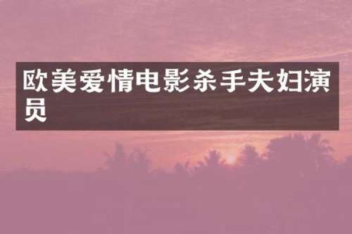 欧美爱情电影杀手夫妇演员