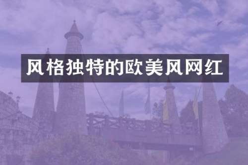 风格独特的欧美风网红