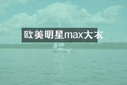 欧美明星max大衣