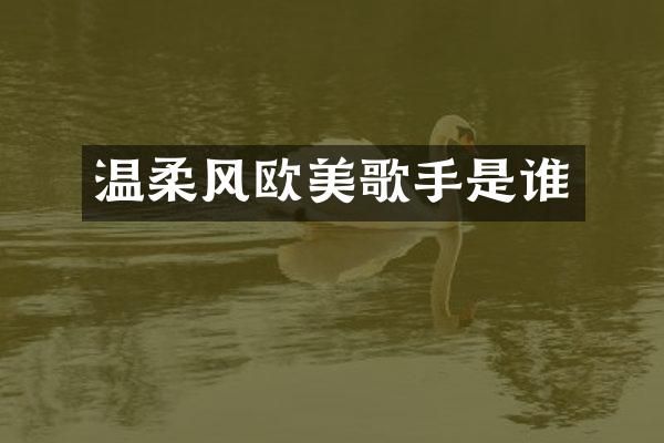 温柔风欧美歌手是谁