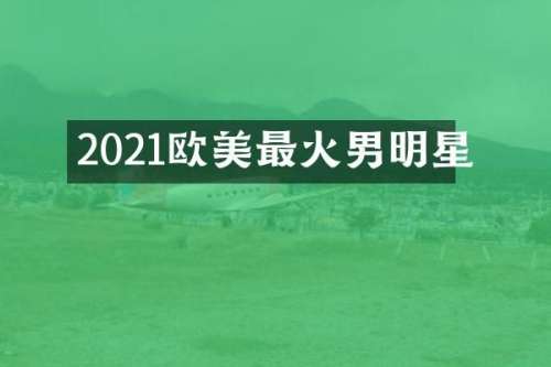 2021欧美最火男明星