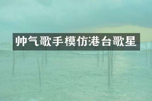 帅气歌手模仿港台歌星