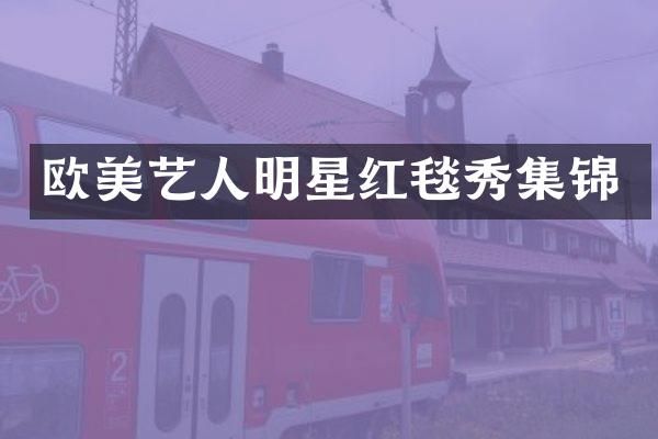 欧美艺人明星红毯秀集锦