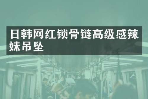 日韩网红锁骨链高级感辣妹吊坠