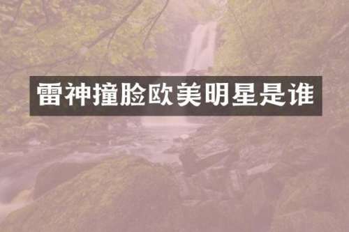雷神撞脸欧美明星是谁