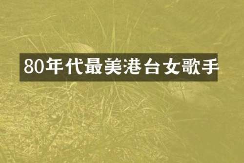 80年代最美港台女歌手
