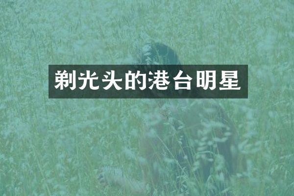 剃光头的港台明星