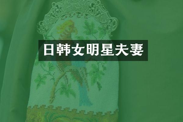 日韩女明星夫妻