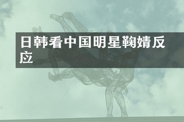 日韩看中国明星鞠婧祎反应