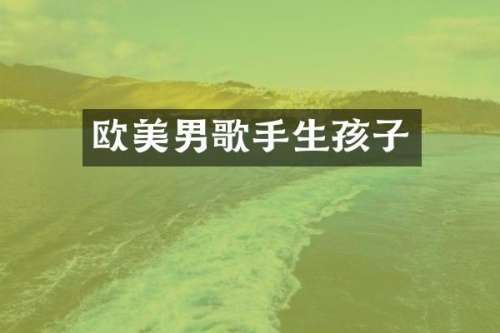 欧美男歌手生孩子