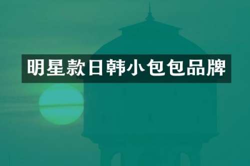 明星款日韩小包包品牌