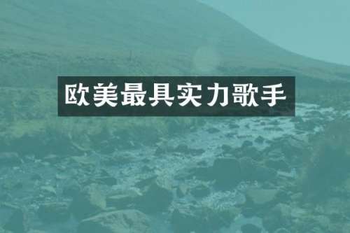 欧美最具实力歌手
