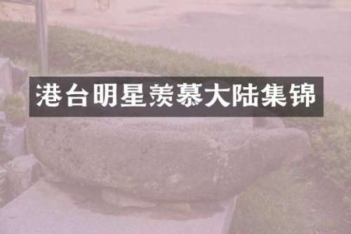 港台明星羡慕大陆集锦